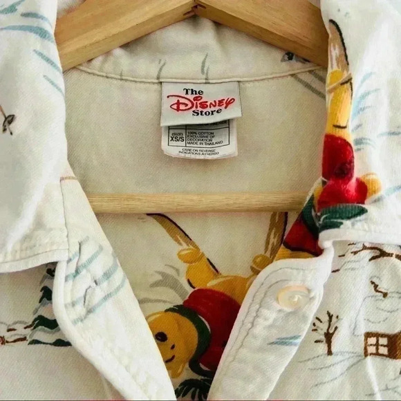 Vintage Disney Midi Pajama Gown Vinnie The Pooh XS-S - Picture 7 of 11